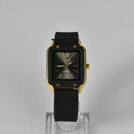Casual Square Gel Silicone Band Quartz Analog Wrist Watch Women Girls