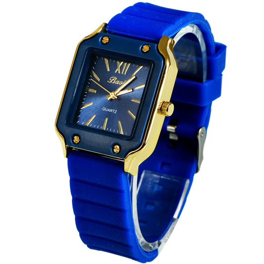 Women's Fashion Square Face Watches Roman Numeral Quartz Analog Wristwatch