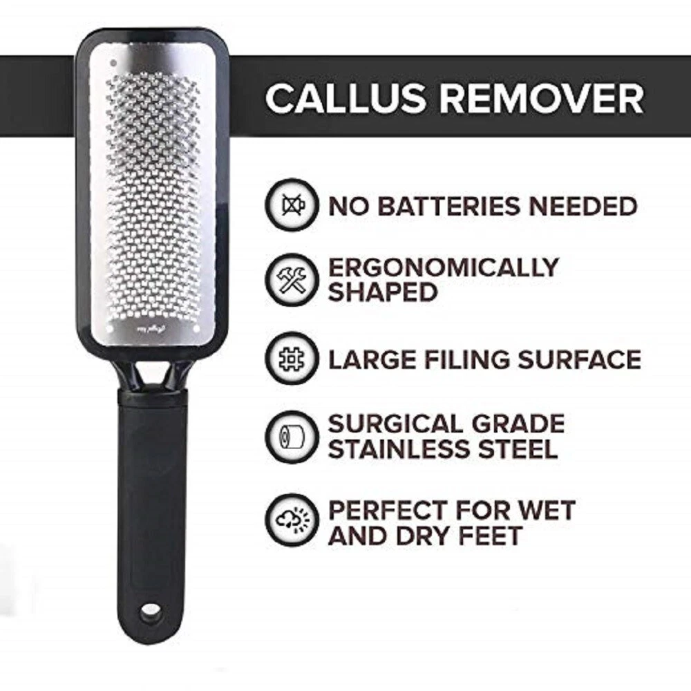 Foot Rasp File Pedicure Tool – Callus Remover & Dead Skin Scrubber for Feet-EHQ282