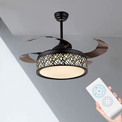 Modern Ceiling Fan with Lights Remote Control -DS-FZ40